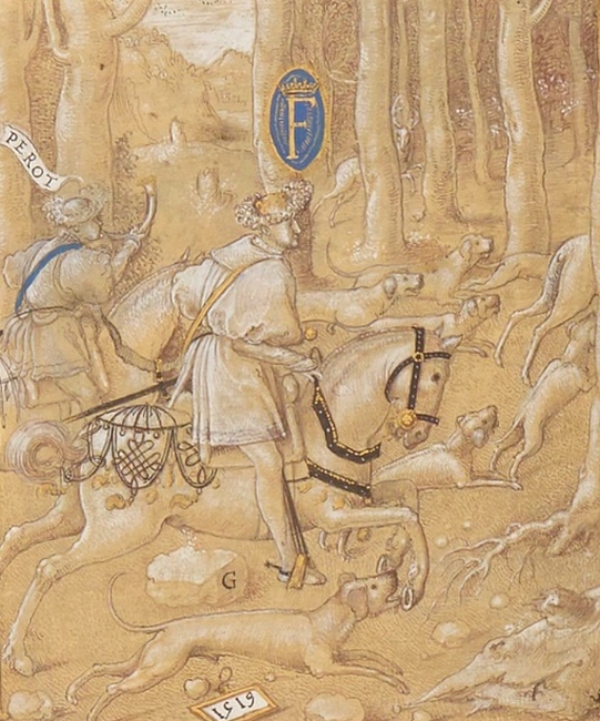 Enluminure dans Commentaires des Guerres galliques (1519) - Paris ou Blois (BnF) - 3